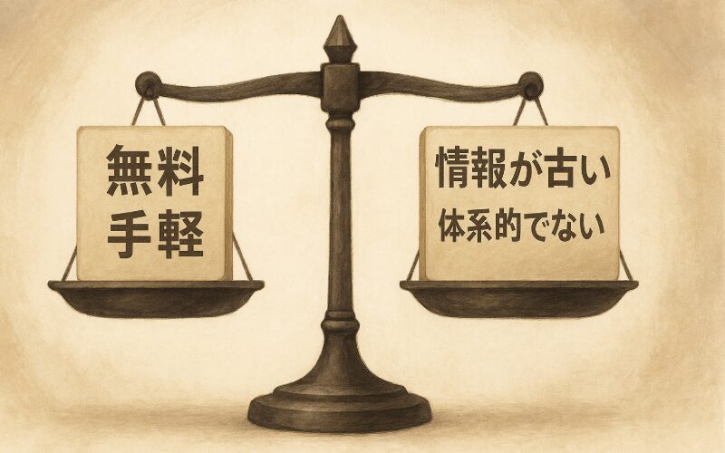 YouTube学習のメリットと注意点を比較する