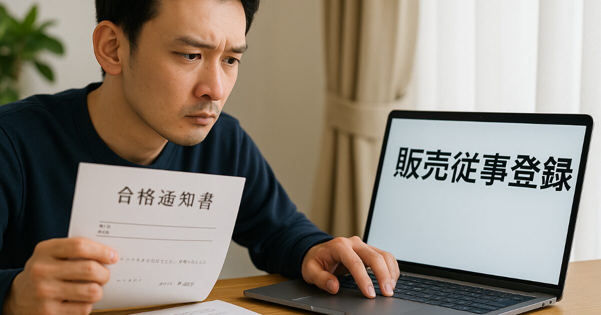 登録販売者の販売従事登録