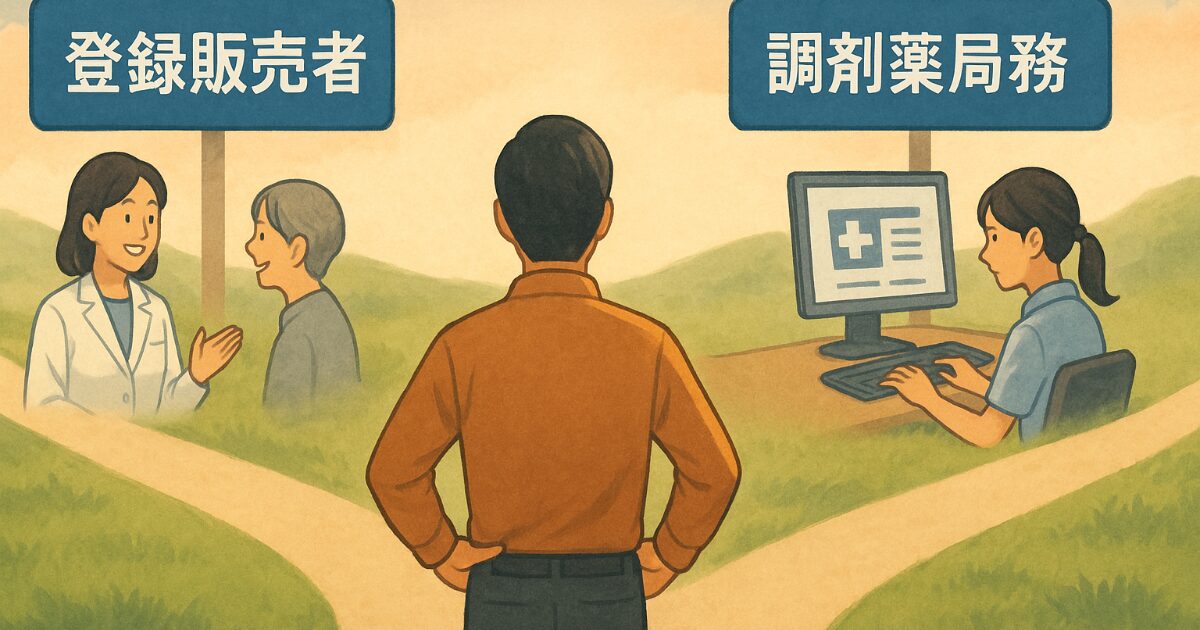 登録販売者と調剤薬局事務の比較