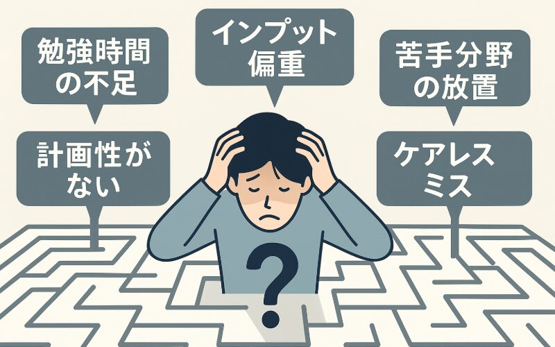 登録販売者試験に落ちる人の5つの共通点