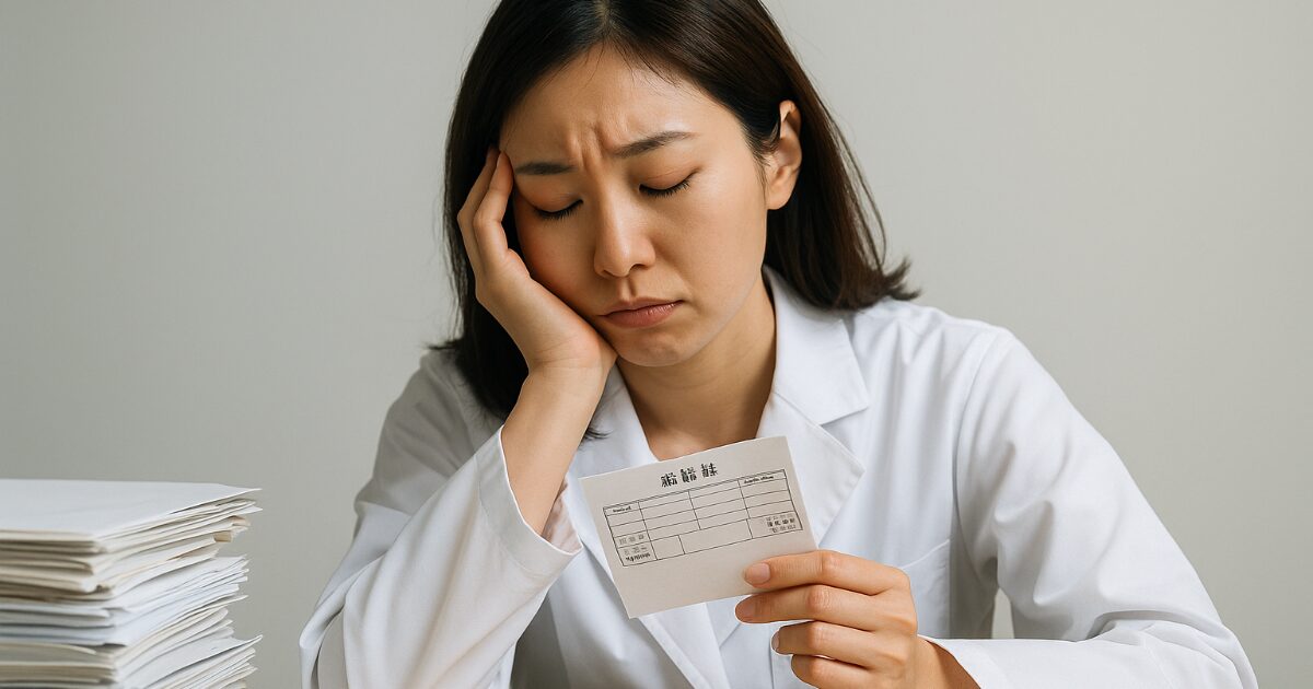 「登録販売者は割に合わない」か悩む人のイメージ