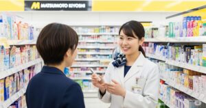 マツキヨの登録販売者の仕事のイメージ