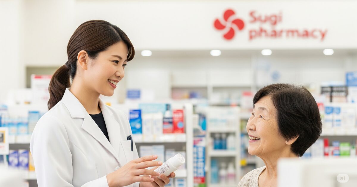 スギ薬局の登録販売者の仕事のイメージ