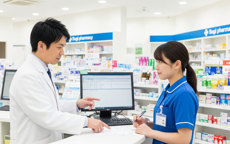 スギ薬局の登録販売者の仕事内容は楽か、きついか