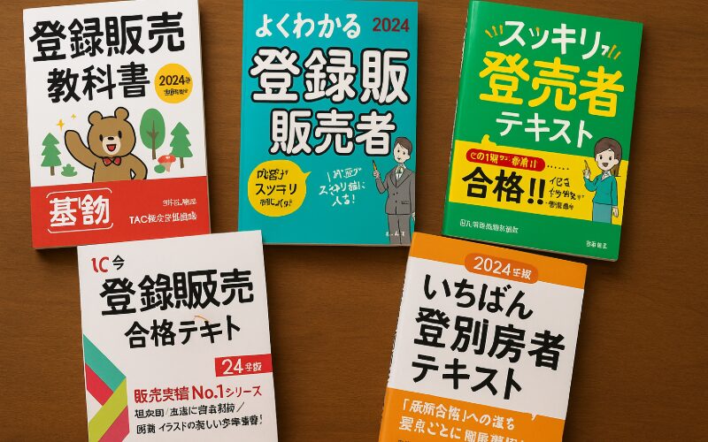 登録販売者のおすすめテキストランキング5選