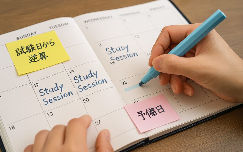 独学期間で失敗しないスケジュールの立て方