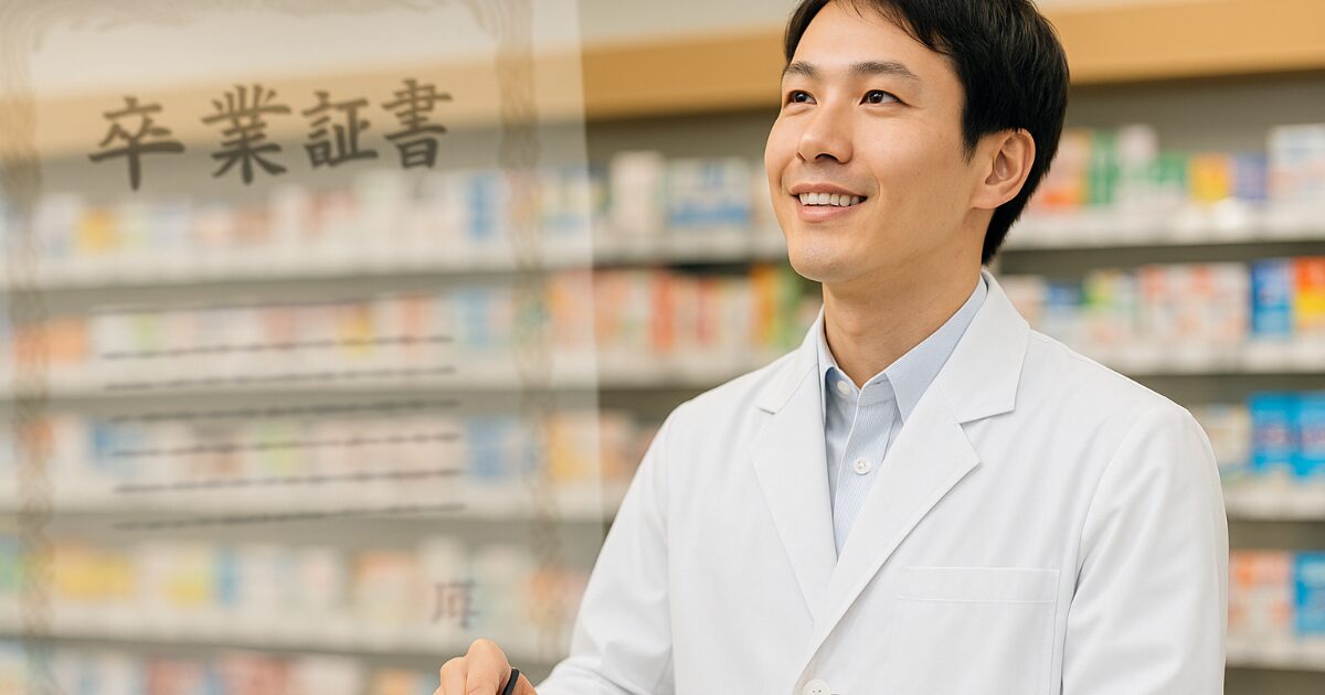 高卒から登録販売者になった人物