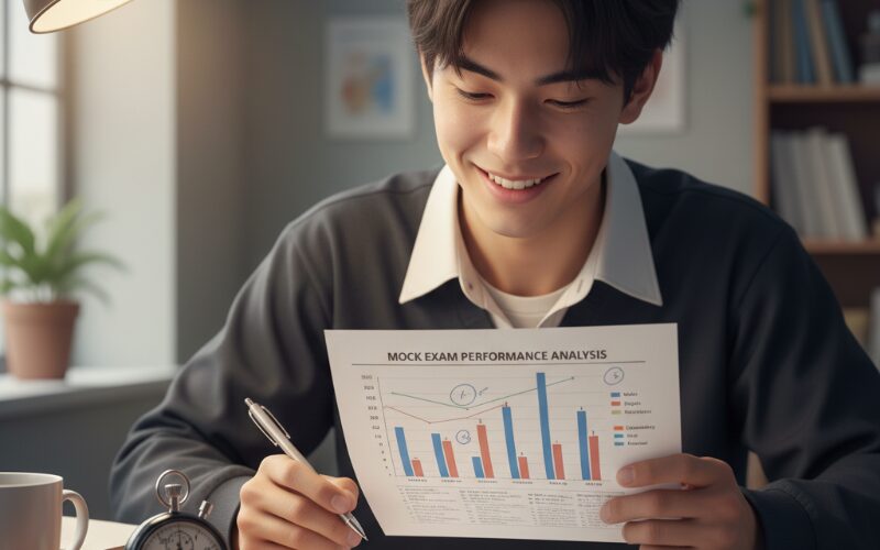 模試の結果を活用し、自信を持つ受験生