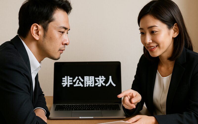 転職エージェントを活用するイメージ