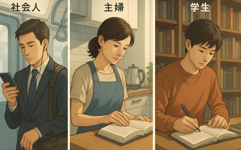 ライフスタイル別の学習プラン